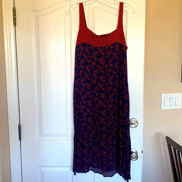 Womens JET JOHN ESHAYA dress size small navy and red perfect condition - Picture 1 of 8